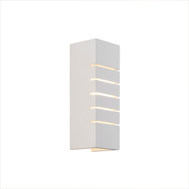 Lancio Square Wall Light White